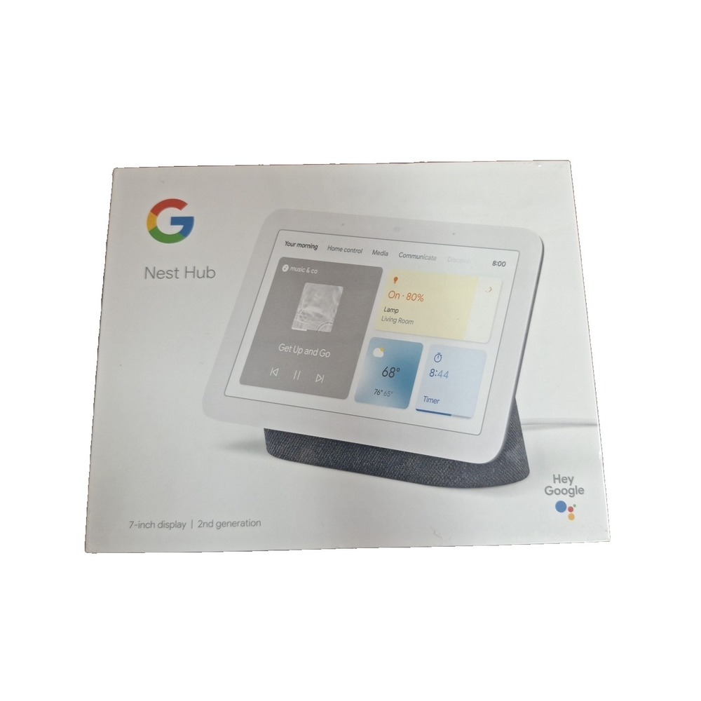 Google Nest Hub 7-inch Smart Display with Google Assistant (2nd Gen) CHARCOL